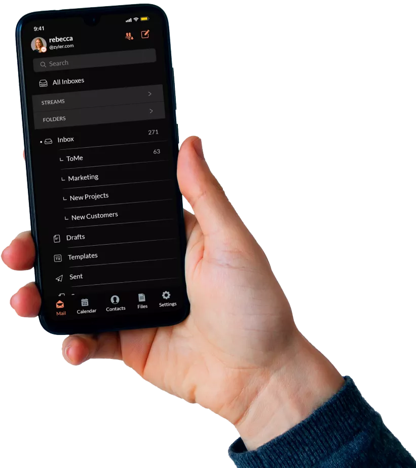 Mail na urządzeniu mobilne-beeontop