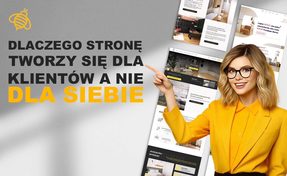dlaczego stronę tworzy się dla klientów a nie dla siebie kopia